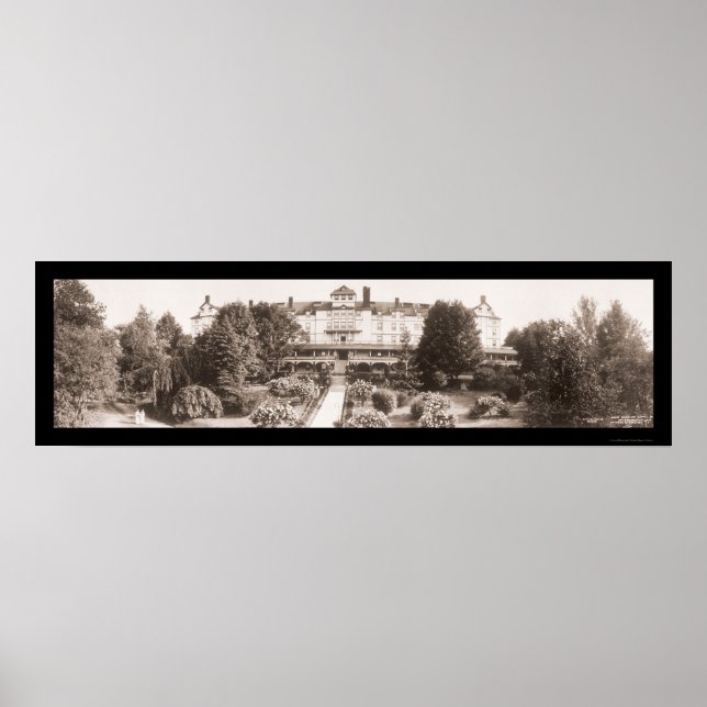 Poster Hôtel Lake Hopatcong Photo 1913 (Devant)