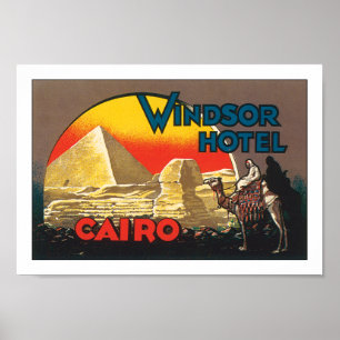 Poster Hôtel le Caire de Windsor