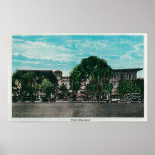 Poster Hotel Maryland and GroundsPasadena, CA