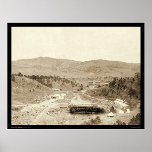 Poster Hotel Minnekahta Hot Springs SD 1889