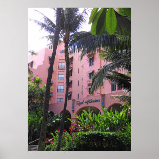 Poster Hôtel Royal Hawaiian