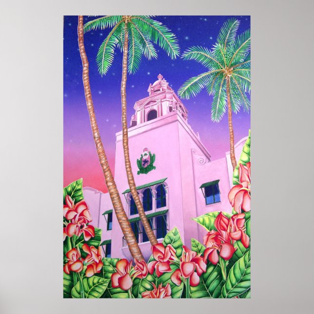 Poster Hôtel Royal Hawaiian (Devant)