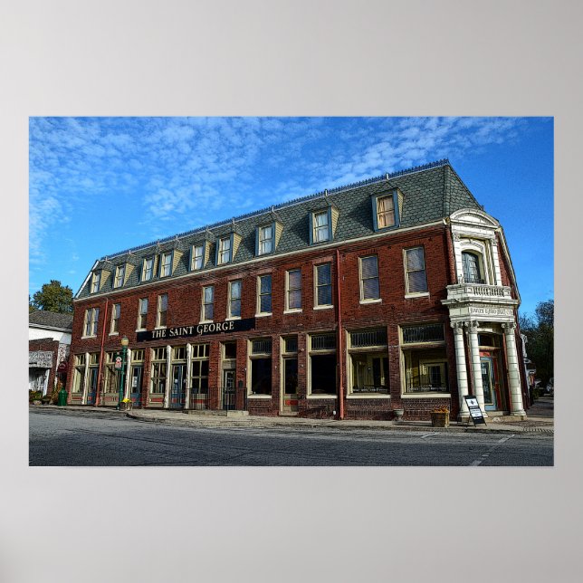 Poster Hôtel Saint George, Weston, Missouri (Devant)