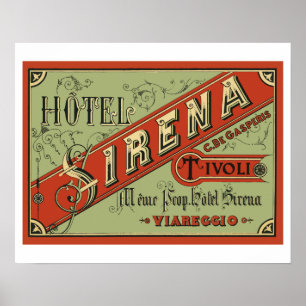Poster Hotel Sirena (Tivoli - Italie)