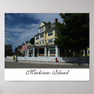 Poster Hôtel sur l'île Mackinac