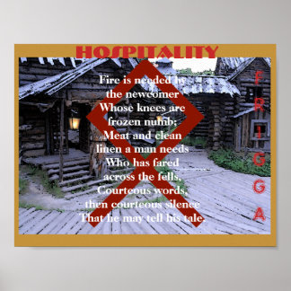 Poster Hôtellerie Havamal