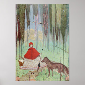 Poster Hotte rouge - Image vintage