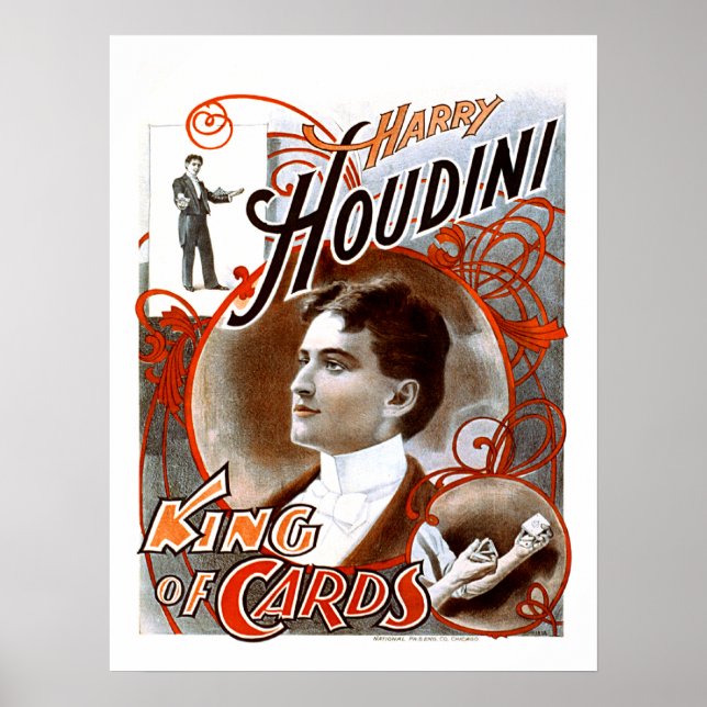 Poster Houdini - Le Roi des Cartes (Devant)