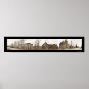 Poster Houghton MI College Photo 1910