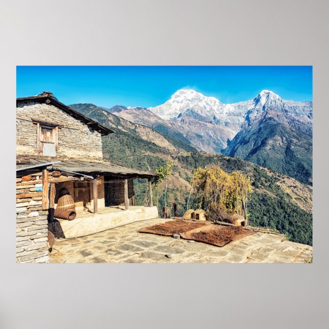 Poster House in Nepal (Devant)