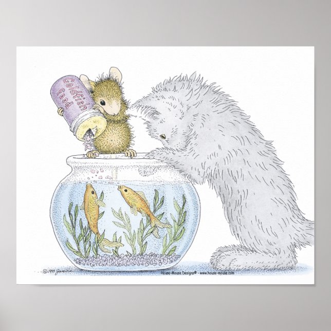 Poster House-Mouse Designs® - Wall Art (Devant)