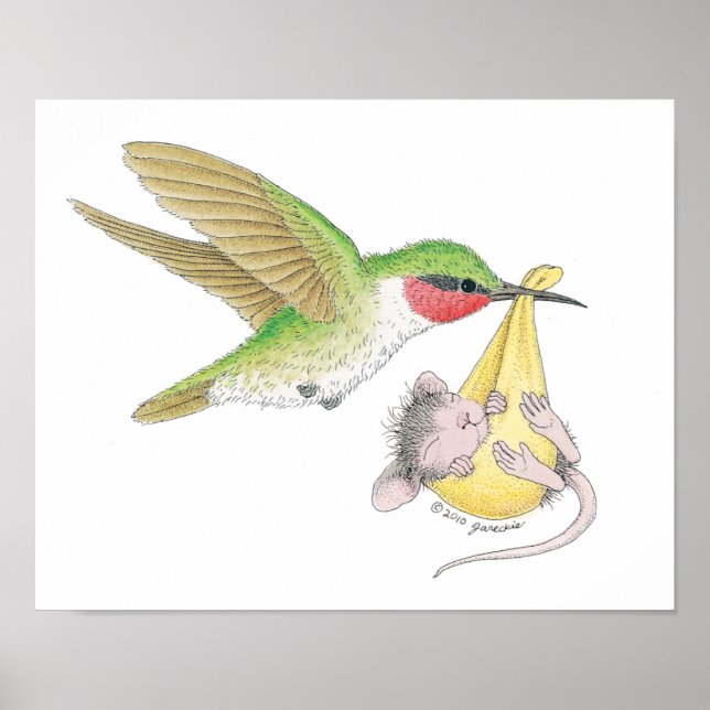 Poster House-Mouse Designs® - Wall Art (Devant)