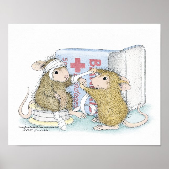 Poster House-Mouse Designs® - Wall Art (Devant)