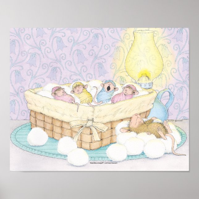 Poster House-Mouse Designs® - Wall Art (Devant)
