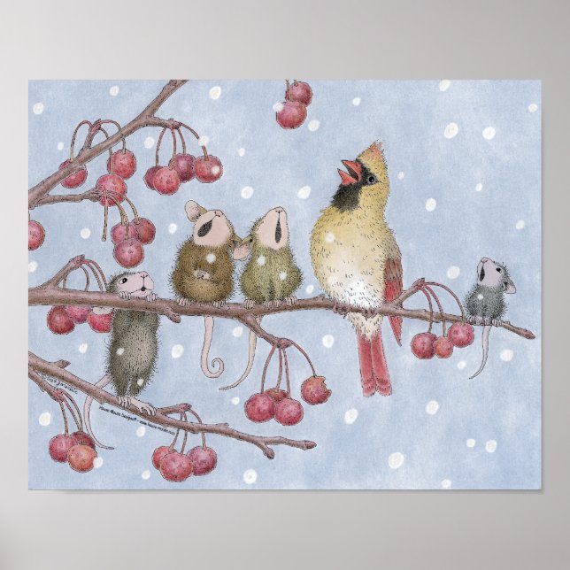 Poster House-Mouse Designs® - Wall Art (Devant)