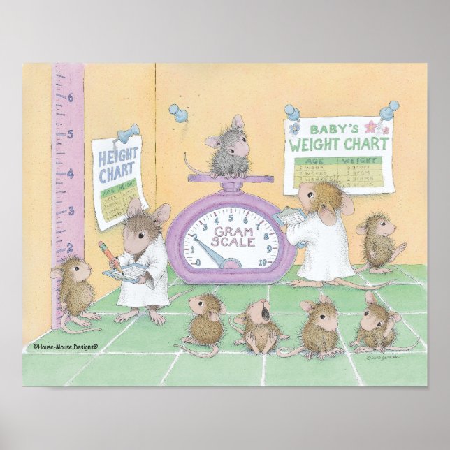 Poster House-Mouse Designs® - Wall Art (Devant)