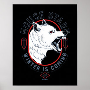 Poster House Stark - Winter Is Coming