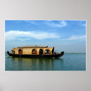 Poster Houseboat in India