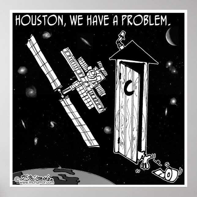 Poster Houston, Nous Avons Un Problème (Devant)