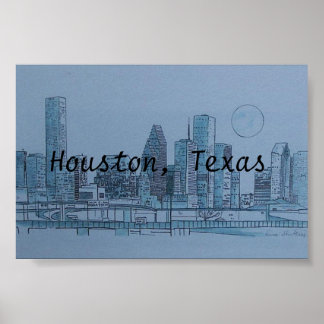 Poster houston Texas