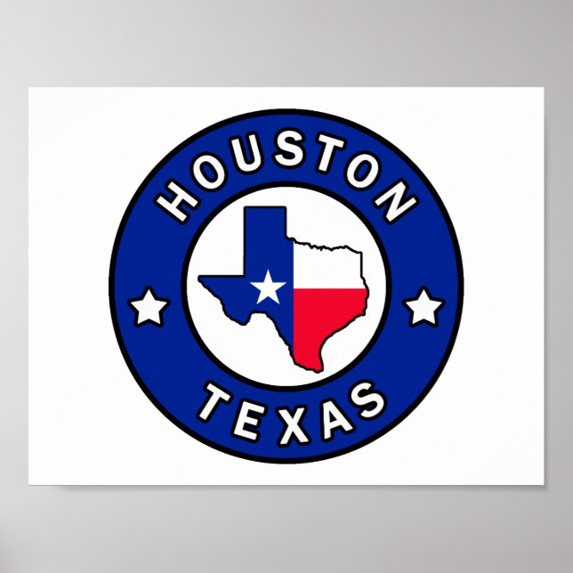 Poster Houston Texas (Devant)