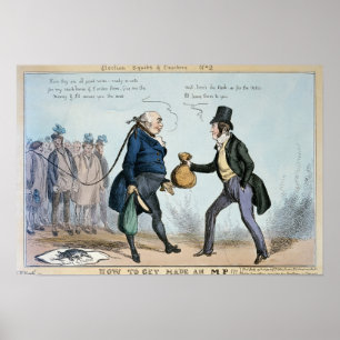 Poster How to get made an MP, 19th July 1830
