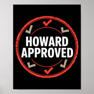 Poster Howard approuvé 