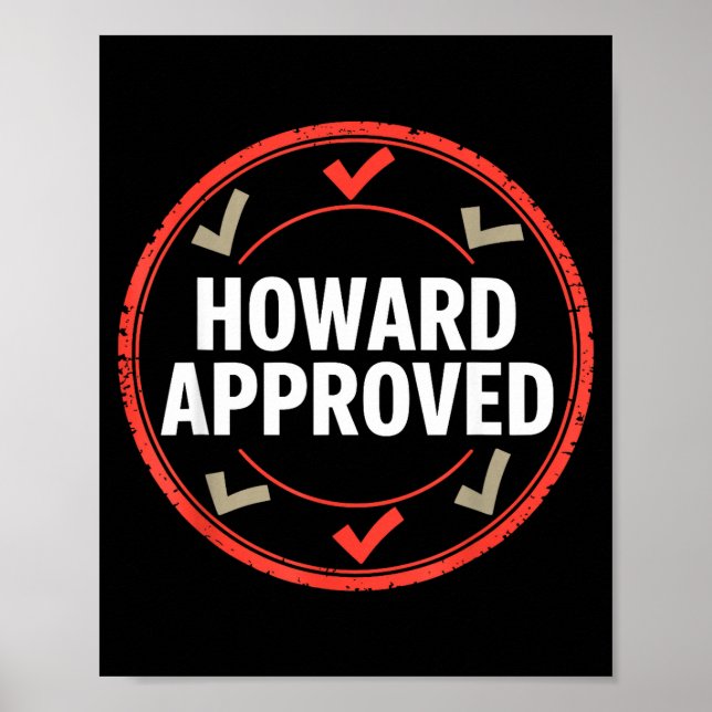Poster Howard approuvé  (Devant)