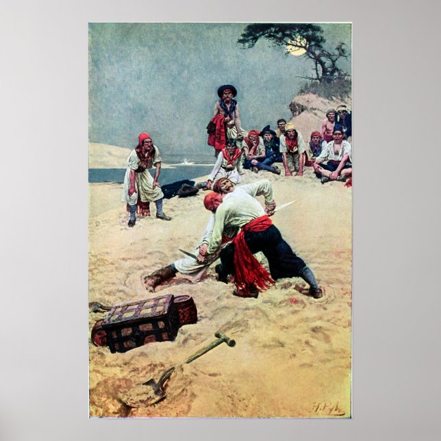 Poster Howard Pyle qui sera capitaine (Devant)