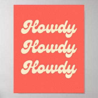 Poster Howdy