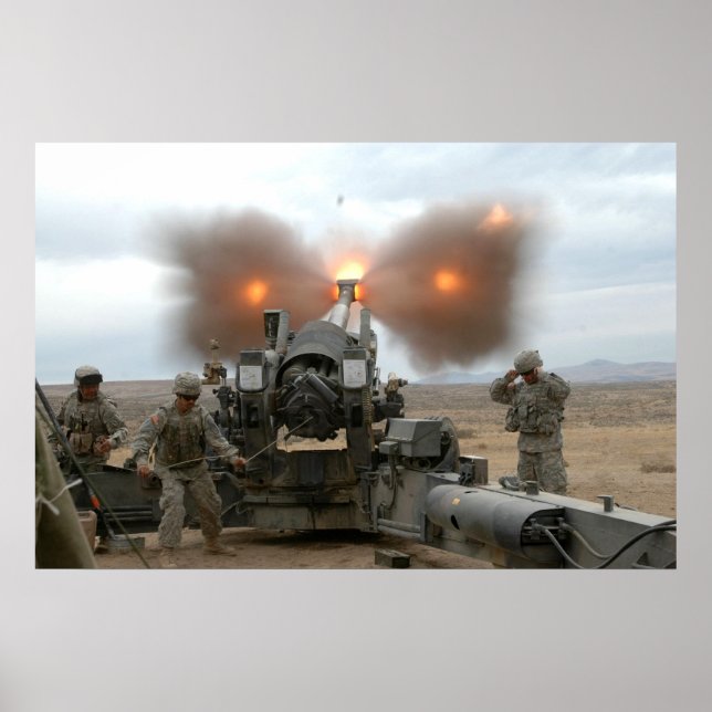 Poster Howitzer M198 (Devant)