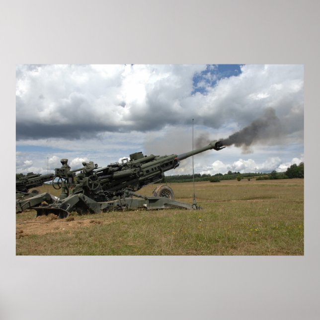 Poster Howitzer M777 (Devant)