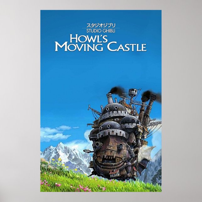 Poster Howl39 ; s Moving Castle (Devant)