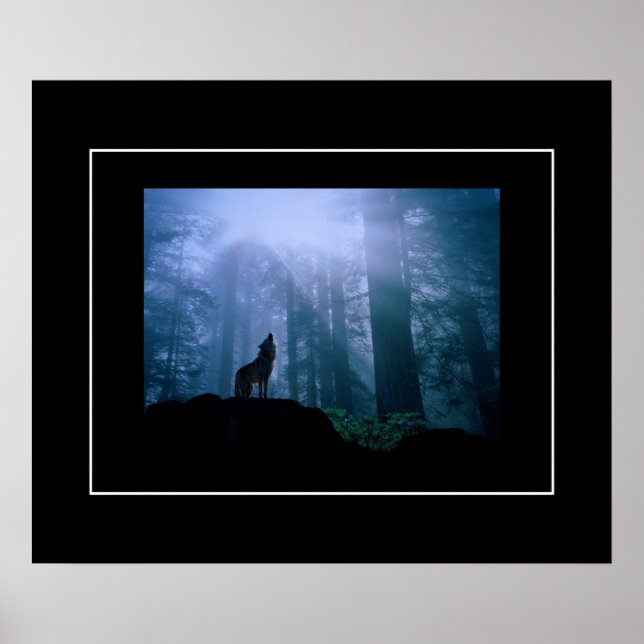 Poster-Howling Wolf Poster (Front)