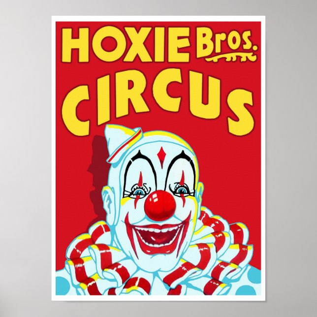 Poster Hoxie Bros. Cirque (Devant)