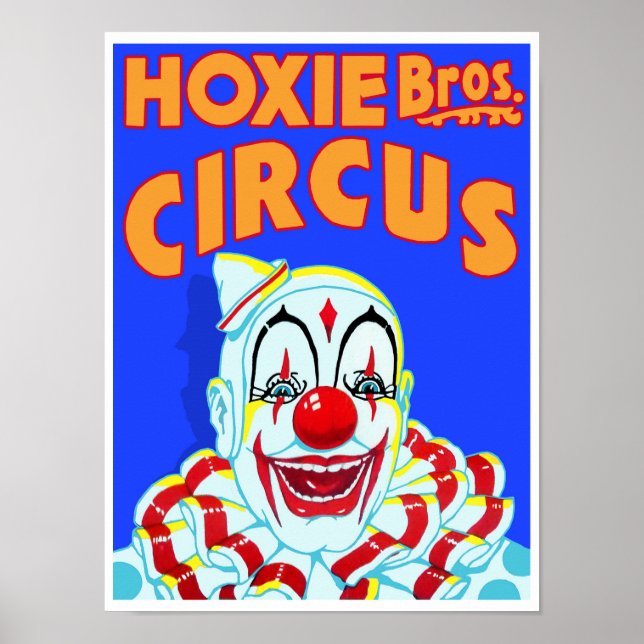 Poster Hoxie Bros. Cirque (Devant)