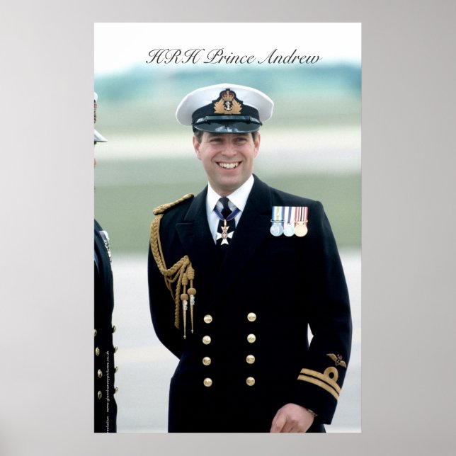 Poster HRH Prince Andrew (Devant)