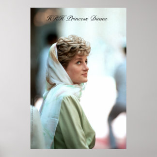 Poster HRH Princess Diana Egypt 1992