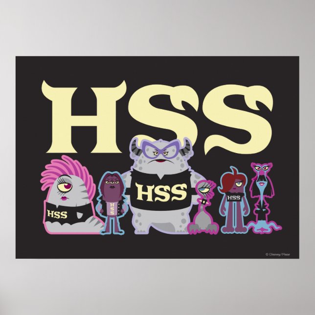 Poster HSS - Étudiants effrayants (Devant)