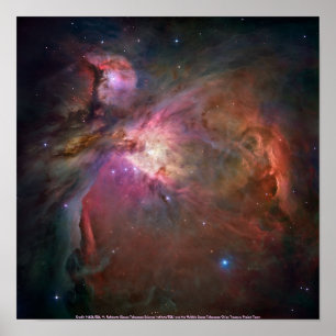 Poster Hubble / Orion Nebula