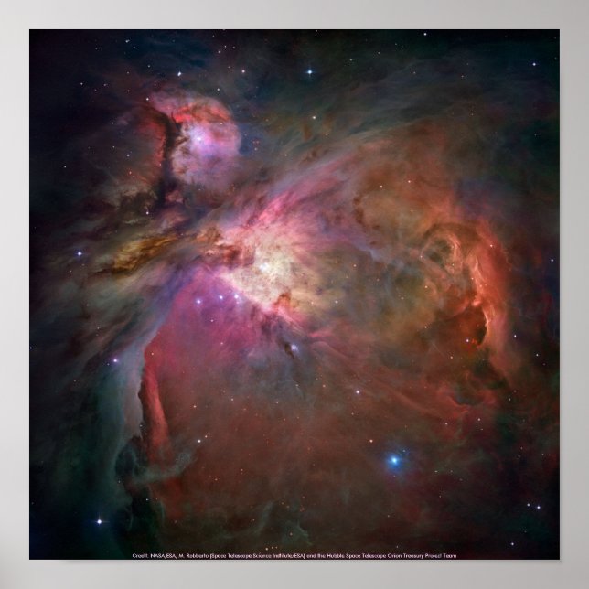 Poster Hubble / Orion Nebula (Devant)