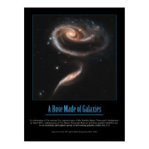 HUBBLE - UN ROSE FAIT DE GALAXIES