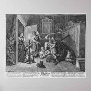 Poster Hudibras Catechiz, Plaque IV