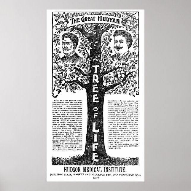 Poster Hudyan Remedio Therapy - 1897 (Devant)