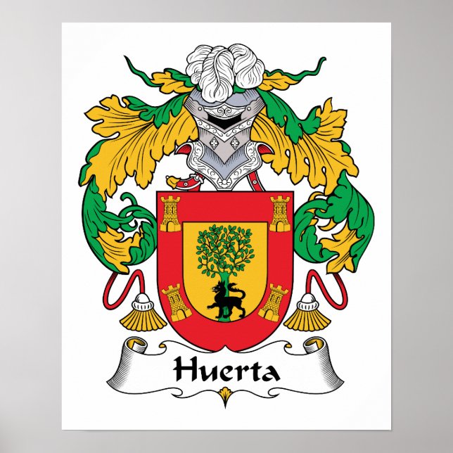 Poster Huerta Family Crest (Devant)