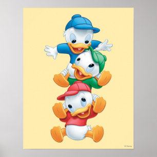 Poster Huey, Dewey et Louie   empilé
