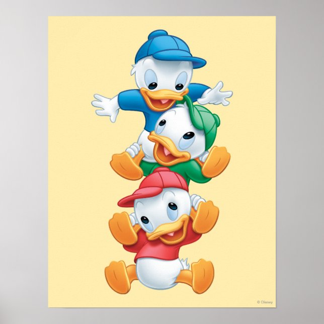 Poster Huey, Dewey et Louie | empilé (Devant)