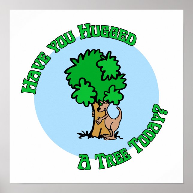 Poster Hugger d'arbre (Devant)
