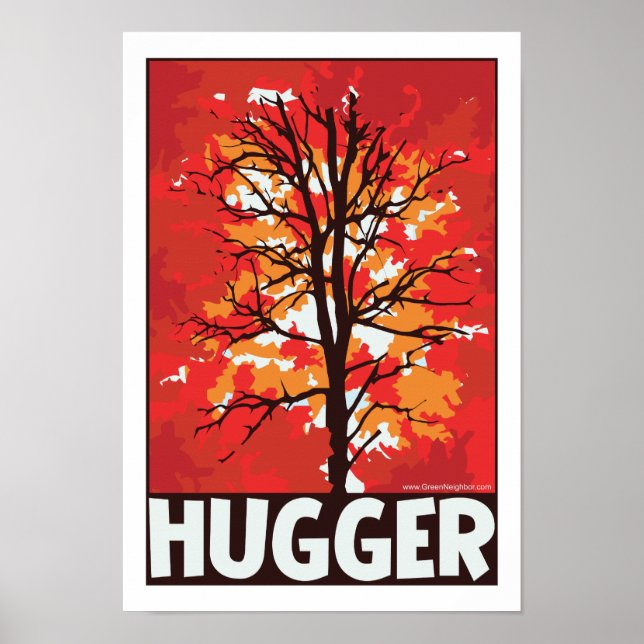 Poster Hugger d'arbre (Devant)