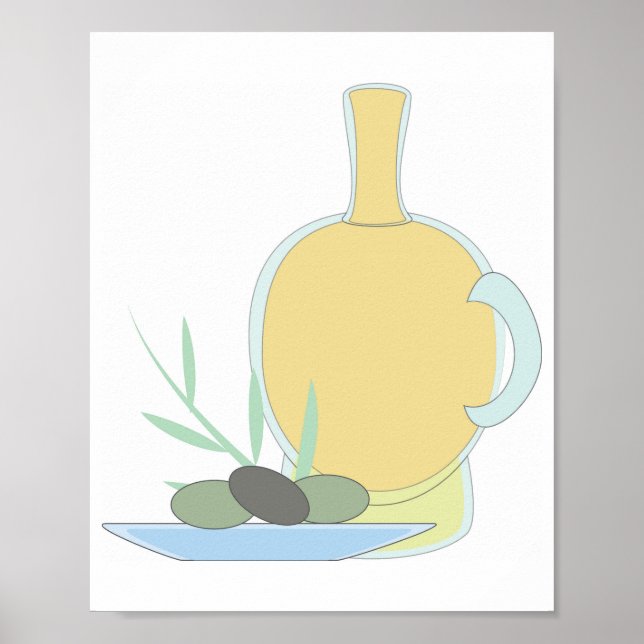 Poster Huile d'olive (Devant)